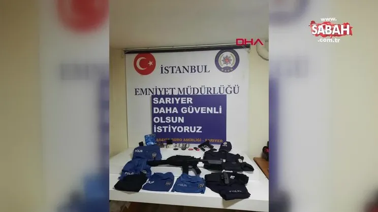 Sarıyer'de kendisini polis olarak tanıtan kişi yakalandı | Video