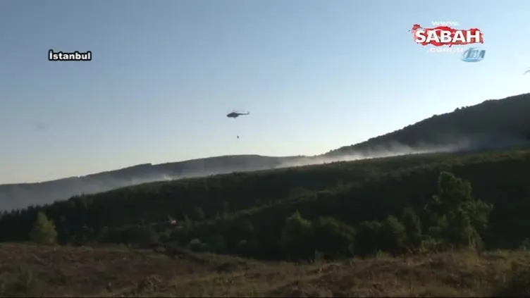 Aydos Ormanları’nda korkutan yangın