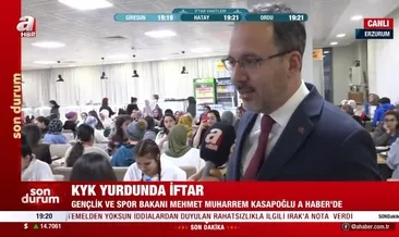 Bakan Kasapoğlu öğrencilerle iftarda buluştu: Nereye gidersek gidelim kardeşlik iklimi görüyoruz
