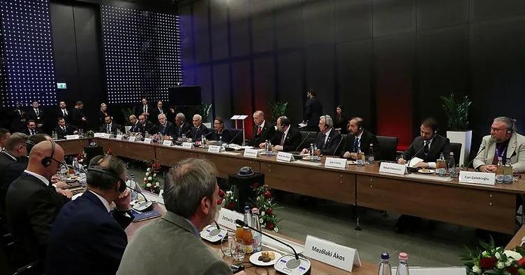Başkan Erdoğan Macaristan’da iş adamlarıyla buluştu