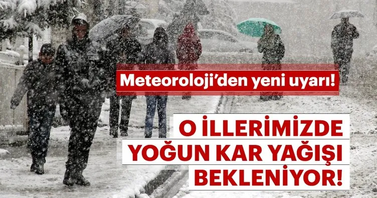 Meteoroloji’den o illerimiz için son dakika kar yağışı uyarısı! İstanbul’da hava durumu nasıl olacak?