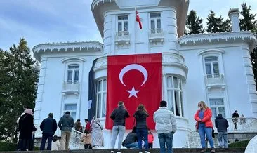 Trabzon’daki Atatürk Köşkü'ne ziyaretçi akını #trabzon