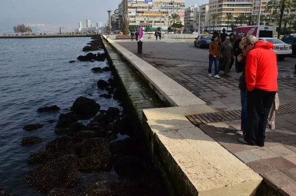 İzmir'de korkutan çekilme
