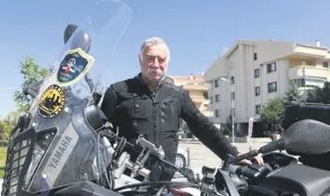 67 yaşında, motosikletle 81 vilayeti gezecek