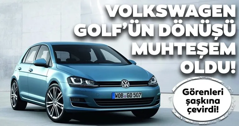 Volkswagen Golf’ün dönüşü muhteşem oldu! Volkswagen Golf’ün son halini görenler gözlerine inanamadı