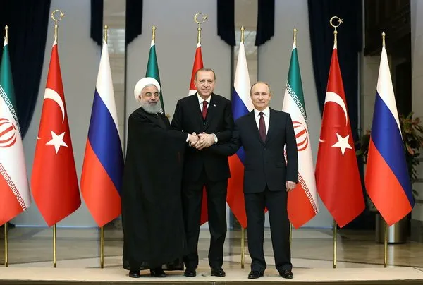 Türkiye-Rusya-İran Üçlü Zirvesi'nden yansıyan kareler