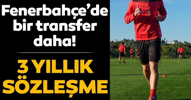 Fenerbahçe’de bir transfer daha! 3 yıllık sözleşme