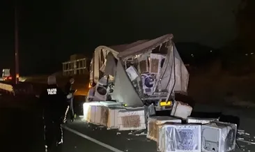 Elazığ’da 3 tır çarpıştı: 1 ölü