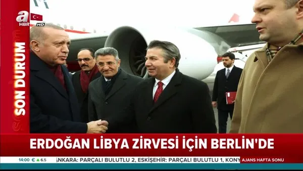 Cumhurbaşkanı Erdoğan, Libya Zirvesi için Berlin'de