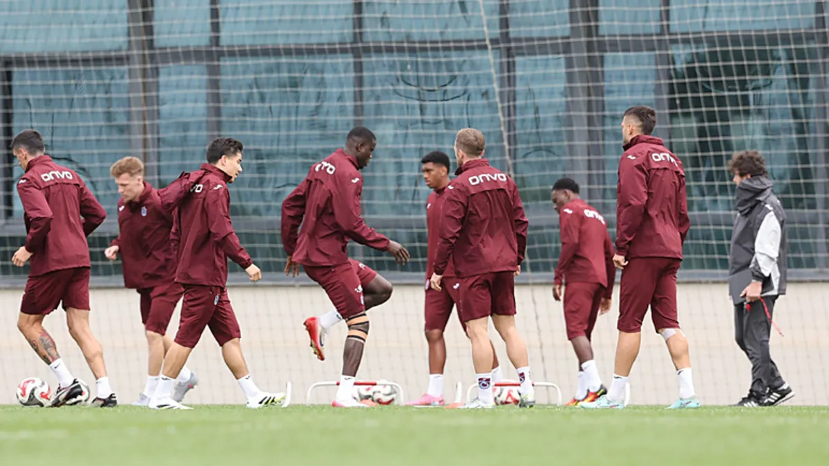 Trabzonspor, Gaziantep FK maçı hazırlıklarını sürdürdü