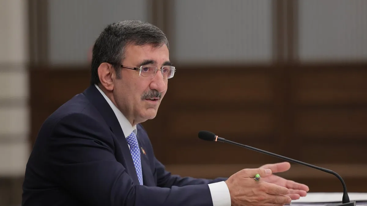 Cumhurbaşkanı Yardımcısı Yılmaz'dan cari açık değerlendirmesi