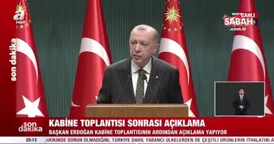 Son dakika: Kabine Toplantısı sona erdi! Başkan Erdoğan’dan önemli açıklamalar: Tüm taraflarla konuşabilen ülkeyiz | Video