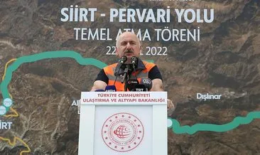 Siirt-Pervari Yolu’nun temeli atıldı