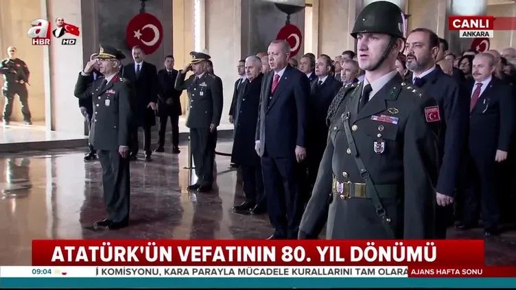 Cumhurbaşkanı Erdoğan, Anıtkabir'de