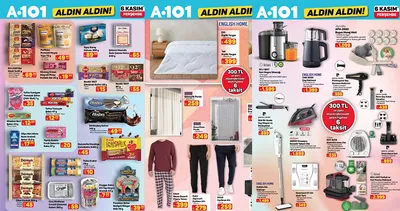 YENİ HAFTANIN FIRSAT KATALOĞU! A101 aktüel kataloğu 6 Kasım 2025: Meyve sıkacağı, çay makinesi, ütü...