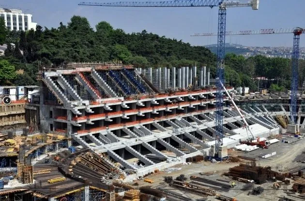İşte Vodafone Arena inşaatında son durum