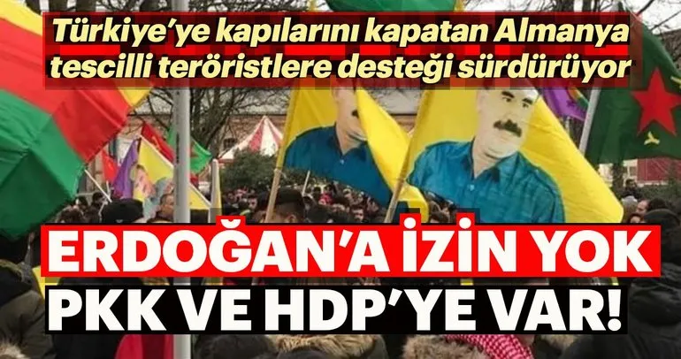 Erdoğan’a izin yok, HDP ve Müslüm’e var