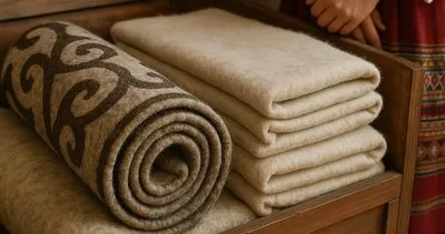 Kars-Ardahan platosunda asırlık keçe tökme geleneği yaşatılıyor #ardahan
