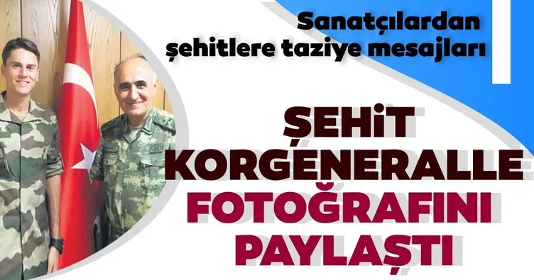Bitlis şehitleri için ünlü isimlerden taziye mesajları yağdı! ’Mekanın Cennet olsun canım komutanım’