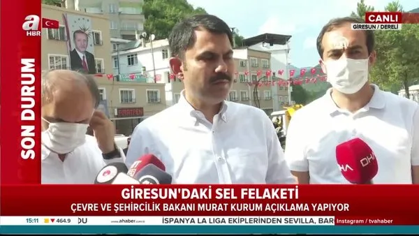 Son dakika haberi | Çevre ve Şehircilik Bakanı Murat Kurum'dan Giresun'da önemli açıklamalar | Video