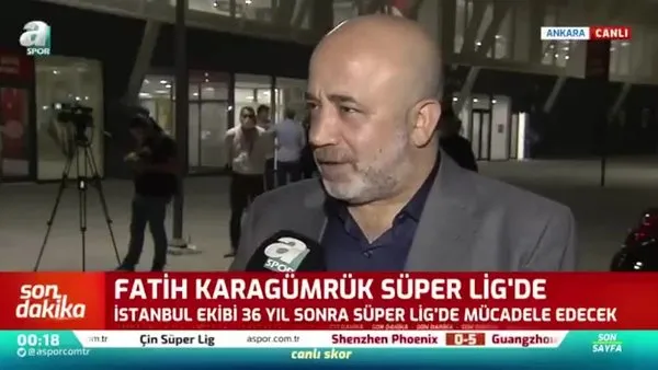 Adana Demirspor Başkanı Murat Sancak: Karagümrük'ü tebrik ediyorum