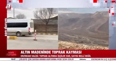 Son dakika: Erzincan’daki altın madeninde toprak kayması! Erzincan Valisi’nden ilk açıklama!