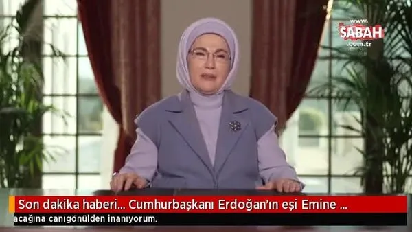 SON DAKİKA: Cumhurbaşkanı Erdoğan'ın eşi Emine Erdoğan, 12. Boğaziçi Zirvesi'ne video mesaj gönderdi | Video