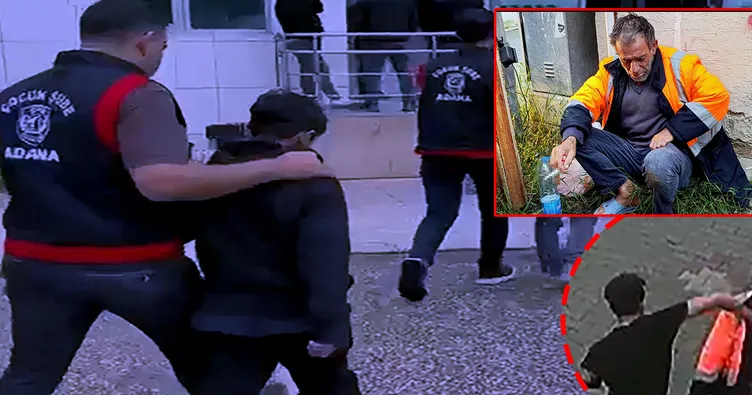 Adana’da insanlık dışı saldırı! Görüntüler ortaya çıktı: Kimsesiz adamı darbeden 3 çocuğun işte cezası...