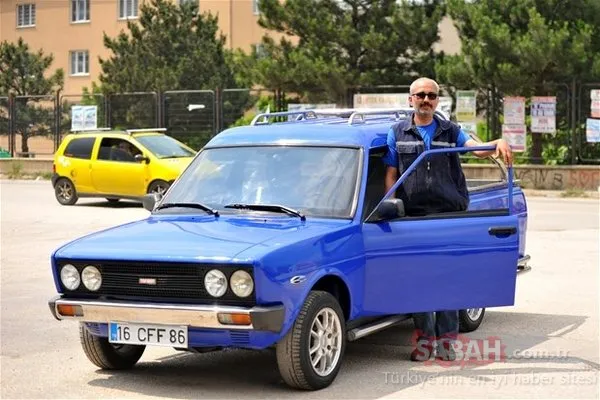 Bursalı usta çocukluk hayali olan arabayı kendisi yaptı!