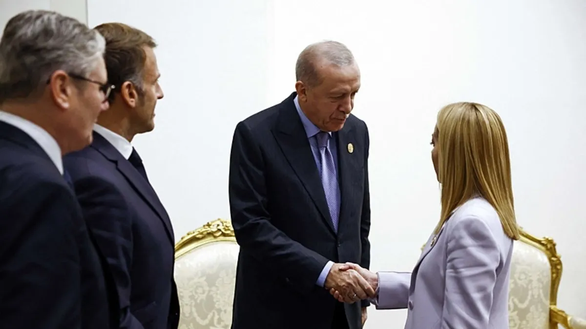 Başkan Erdoğan ile İtalya Başbakanı Meloni arasında güldüren diyalog: Sana sigarayı bıraktırmam lazım