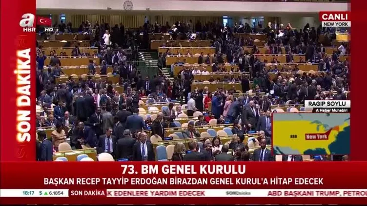 Başkan Erdoğan BM Genel Kurulu'nda