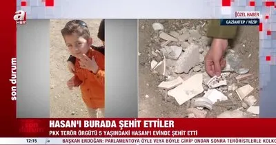 Terör örgütü PKK’nın saldırısı onu hayattan kopardı... İşte minik Hasan’ın şehit olduğu o ev! | Video