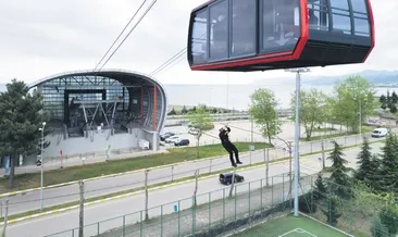 Teleferikte kurtarma tatbikatı