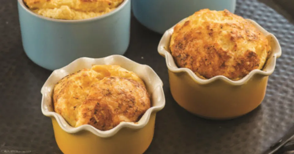 Peynirli Sufle Tarifi BöreklerÇörekler ve Poğaçalar Sofra