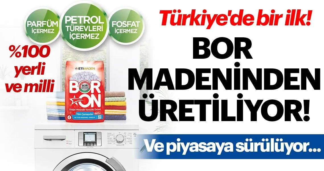 turkiye nin ilk ve tek bor madeninden