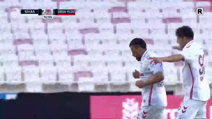 GOL | Sivasspor 2-1 Şiran Yıldızspor