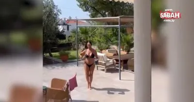 Hülya Avşar’dan yaza veda paylaşımı! Havuz başında böyle dans etti | Video