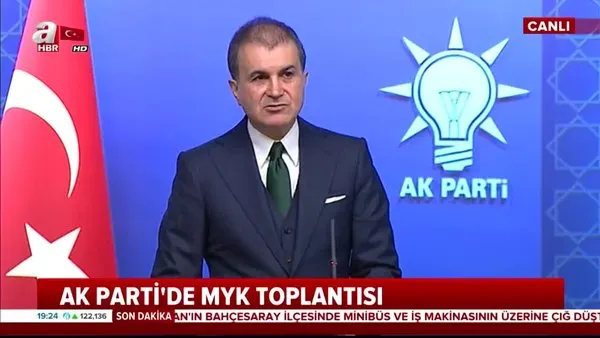 AK Parti'de MYK toplantısı... Ömer Çelik'ten flaş açıklamalar | Video