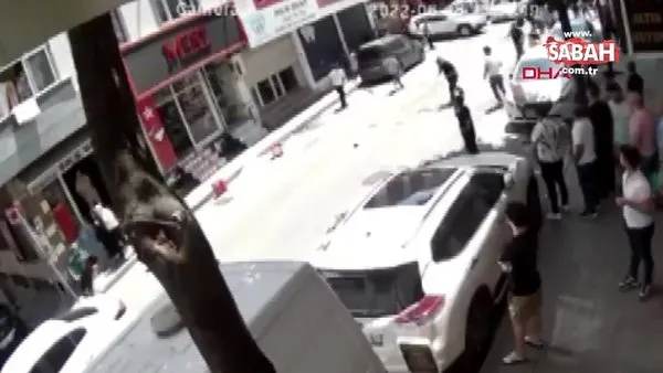 İşçi ve patron kavgası, mahalleyi savaş alanına çevirdi | Video
