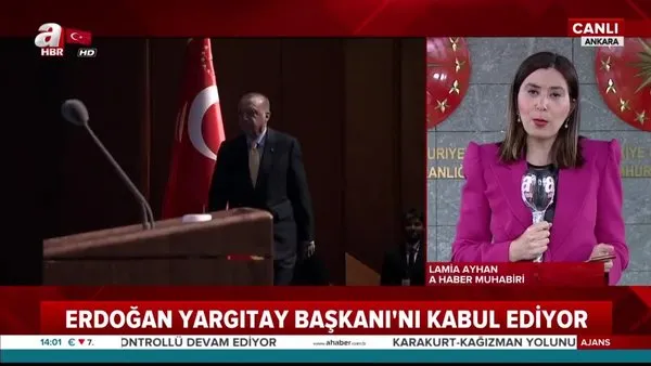 Başkan Erdoğan, Yargıtay Başkanı Mehmet Akarca'yı kabul etti! İlk yüzyüze görüşme... | Video