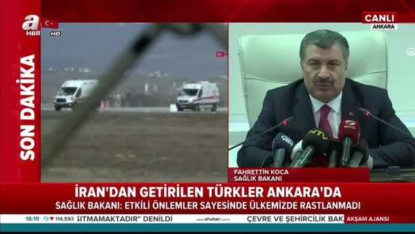 İran'dan gelen THY uçağı Ankara'ya neden indi? Sağlık Bakanı Fahrettin Koca açıkladı