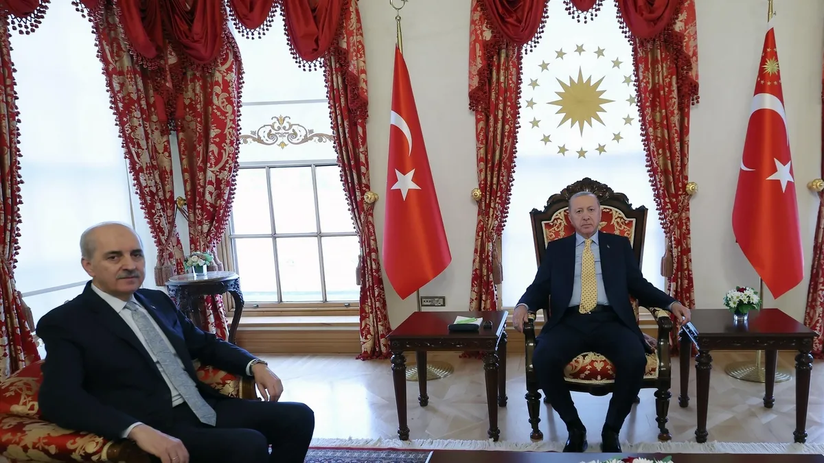 Başkan Erdoğan, TBMM Başkanı Kurtulmuş'u kabul etti Başkan Erdoğan, TBMM Başkanı Kurtulmuş'u kabul etti