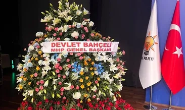 Bahçeli’den AK Parti’ye anlamlı çiçek