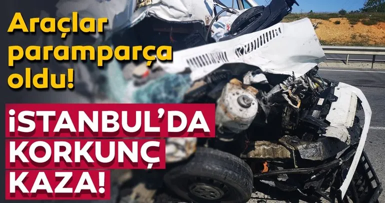 İstanbul’da korkunç kaza!