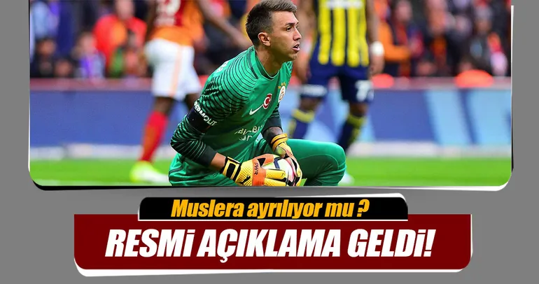 Muslera’dan ayrılık açıklaması