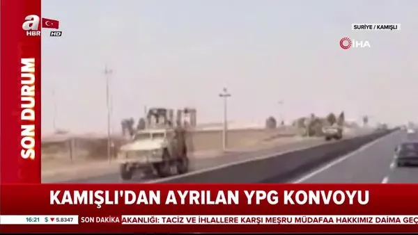 Süre doluyor çekilme sürüyor! PKK/YPG konvoyu Kamışlı'dan ayrıldı