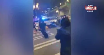 ABD’de polis aracı, kalabalığın arasına daldı, 1 kişi ezildi | Video