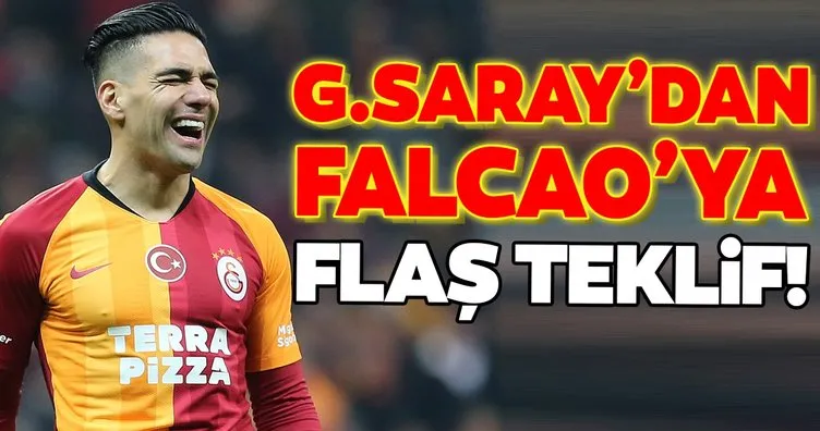 Galatasaray’da son dakika! Falcao’ya flaş teklif!