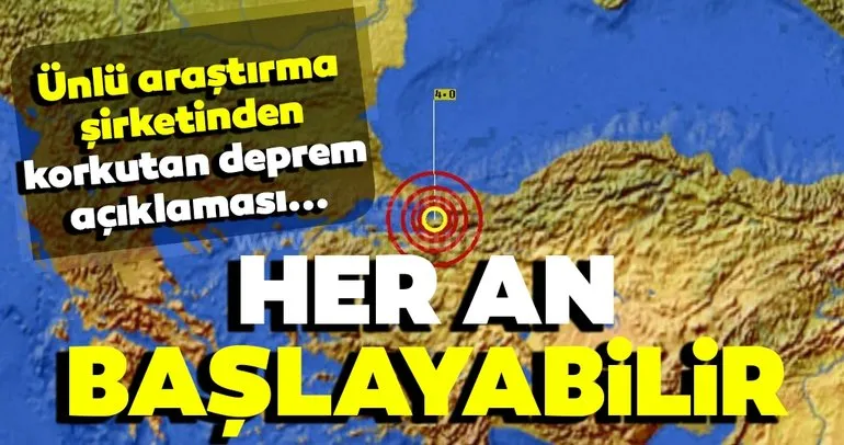 Ünlü araştırma şirketinden İstanbul depremi sonrası korkutan açıklama geldi! Her an başlayabilir!