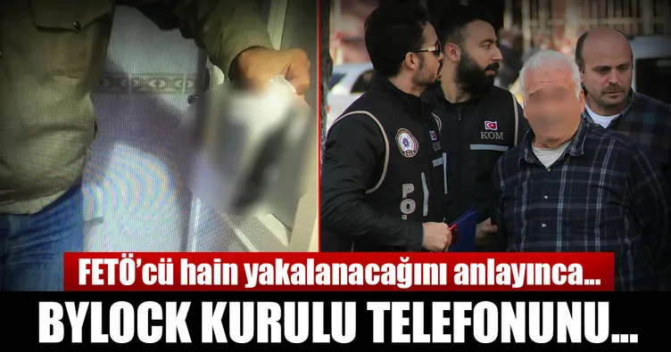 Gaybubet evinde saklanan FETÖ'cü ByLock kurulu telefonu tuvalete attı